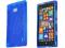 Niebieskie elastyczne etui gel Nokia Lumia 930 +fo