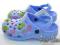 ATLETICO hz--601 niebieskie clogsy dziecięce r.35