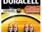 4 x duracell LR03/MN2400 Alkaliczne AAA Bateria