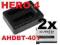 Ładowarka 2x akumulator do GOPro Hero 4 AHDBT-401
