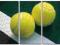 TIME4ART OBRAZ PŁÓTNO TENIS ZIEMNY 120X80 3-CZĘŚCI