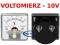 Voltomierz Woltomierz analogowy kwadratowy DC 10V