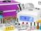 ZESTAW DO MANICURE 10 LAKIER HYBRYDOWY LAMPA KUFER