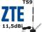 ANTENA GSM 11,5dBi TS9 ZTE LTE HSDPA 3G 4G AERO2