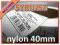 Wszywki nylonowe zadrukowane szerokość 40mm/1mb