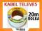 KABEL KONCENTRYCZNY TELEVES 2128 20M WYSOKA JAKOŚĆ