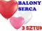 BALON,BALONY SERCE SERCA GEMAR WALENTYNKI 3 SZT