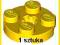 Lego Technic Klocek 2x2 okrągły 1szt żółty(4032)