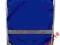 Plecak worek niebieski z odblaskiem 4492