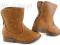 AŻUROWE BOTKI KOZAKI CIEMNY CAMEL r.29/18.5cm