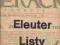 Eleuter Listy do Felicji Wspomnienia Sztuka 1979