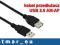 KABEL PRZEWÓD USB2.0 PRZEDŁUŻACZ 3.0m AM-AF czarny