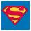 SUPERMAN Logo obraz na płótnie 40x40  CVF005