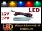 Lampka LED 12V 24V panel 6SMD NEON CAMPER tuning