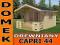 ##KOMPLETNY##DOMEK DREWNIANY CAPRI 44## PACZKA##