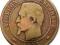 FRANCJA 10 CENTIMES 1855 ROK NAPOLEON III