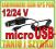 ZASILACZ AUTO SAMOCHÓD MICRO USB UNIWERSALNA UNIA