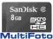 SanDisk micro SDHC 8GB karta pamięci GoPro Hero3