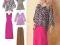 WYKRÓJ wykroje SUKIENKI BLUZKI roz 36-44 # W 437