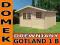 ##KOMPLETNY DOMEK DREWNIANY GOTLAND 1B###PACZKA##