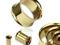 Pozłacane Tunele Plugi plug tunel Gold Plated 19mm