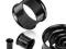 Czarne Tunele tunel plug plugi Czarny 316L  6mm