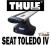 Bagażnik dachowy belki Thule Seat Toledo od 2013-