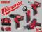 MILWAUKEE M12 BPP4A-202B wkrętarka latarka piła