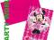 ZAPROSZENIA MYSZKA MINNIE MOUSE DISNEY 6 szt 3545