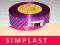 WSTĄŻKA Z ATŁASU SATYNA 2,5cm KROPKI SIMPLAST