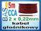 Przeód kabel głośnikowy CCA 2x0,22mm _ 5metrów