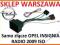 Kostka ISO OPEL INSIGNIA RADIO 2009 ISO 1088 W-wa