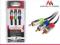 Kabel Video 3xRCA-3xRCA 3m GOLD BLISTER MCTV-610