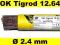 DRUT SPAWALNICZY TIG ESAB 2,4mm 12.64 TIGROD 5KG!