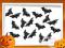 Konfetti duże Nietoperze na HALLOWEEN HH