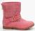 BOTKI AŻUROWE DZIECIĘCE 898 RÓŻOWE 35