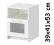 IKEA BRIMNES STOLIK NOCNY 39x41x53 SZAFKA KOMODA