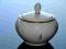 PORCELANOWA UROCZA CUKIERNICZKA TRIPTIS lata 50-