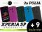 SONY XPERIA SP M35h | MAT GEL Etui Case + 2x folia