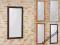 LUSTRO 100x60 w ramie WENGE KLON BUK OLCHA KOLORY