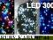 LAMPKI CHOINKOWE 300 LED 20 M ZEWNĘTRZNE 8 FUNKCJI