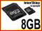 KARTA PAMIĘCI MICRO SDHC 8GB + ADAPTER SD