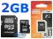 Karta micro SD HC 2GB + adapter SD GOODRAM