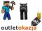 MINECRAFT FIGURKA STEVE OCELOT GRZYBOWA KROWA 3SZT