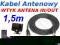 Przedłużacz przewód antenowy 1,5m TV tuner antena