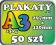 50szt Plakaty A3 130g TRANSPORT GRATIS! PROJEKT!