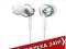 SŁUCHAWKI DOKANAŁOWE SONY MDR-EX110LPW BIAŁE