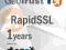 Certyfikat RapidSSL 1 ROK FV RAPID SSL PROMO