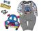 DUNNES 2cz BODY + SPODNIE OGRODNICZKI 3-6m 68