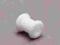 Kolczyk tunel piercing silikon biały white 6mm